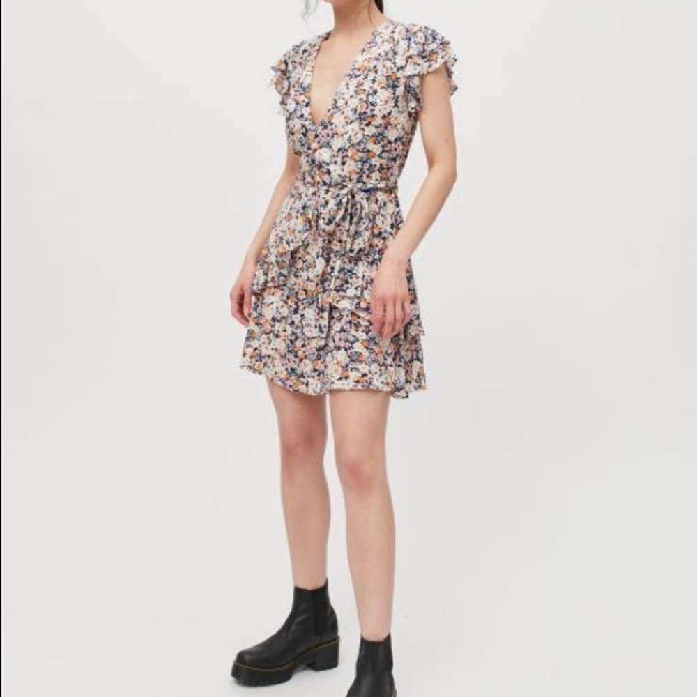 Minkpink Ava Ruffle Mini Dress